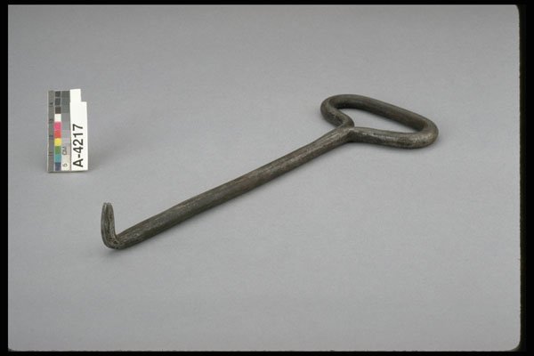 444012 Leather Working Hook A4 Photo Print
