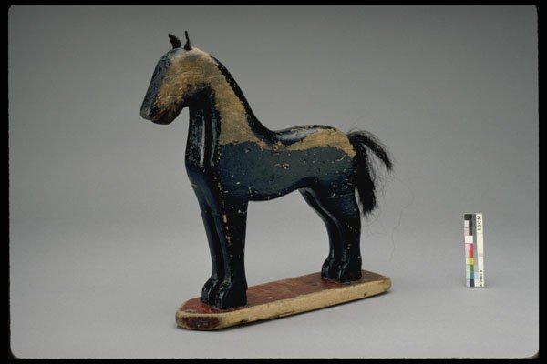445019 Wooden Horse A4 Photo Print