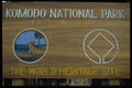 446017 Sign, Komodo National Park A4 Photo Print