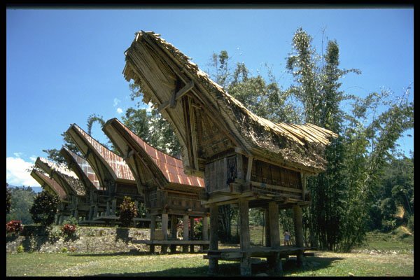 446019 Rice Barns A4 Photo Print