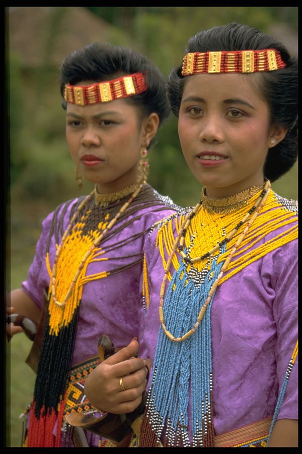446030 Girls At Wedding Ceremony, Rantepao A4 Photo Print