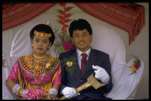 446031 Wedding Couple, Rantepao A4 Photo Print