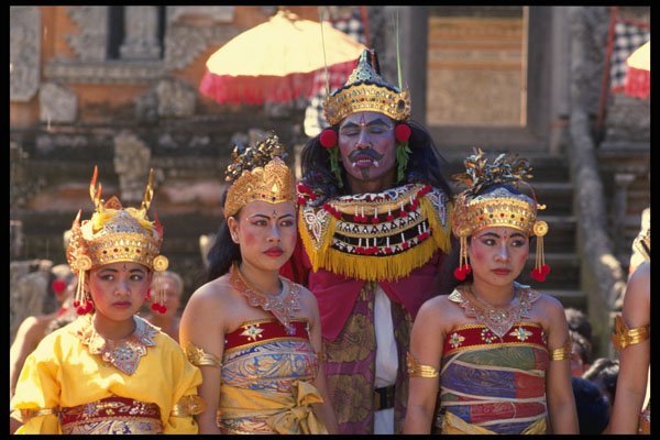 446036 The Monkey Dance, Customary Theater, Bali A4 Photo Print