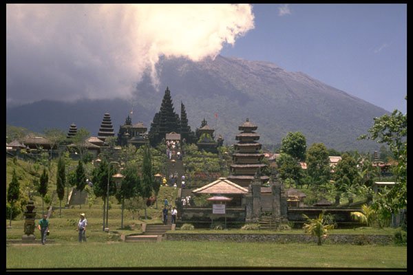 446042 Balinese Temple A4 Photo Print