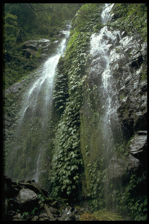 446054 Waterfall, Central Highlands A4 Photo Print
