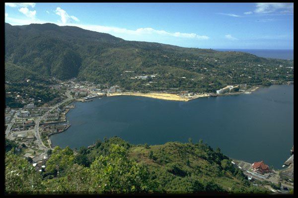 446058 Yos Suudarso Bay, Jayapura A4 Photo Print