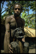 446065 Dani Man With Mummy, Jiwika A4 Photo Print