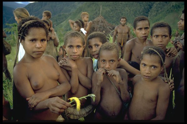 446078 Yali Children, Membagam A4 Photo Print