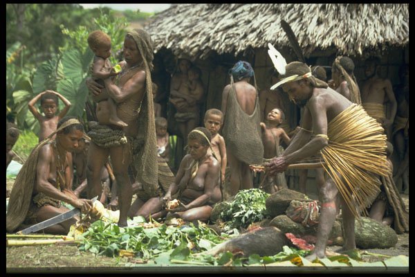 446088 Preparing The Feast, Ceremony, Membagam A4 Photo Print