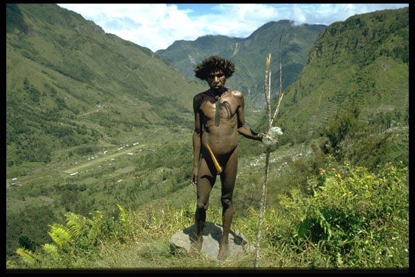 446097 Dani Man, Baliem Gorge A4 Photo Print