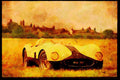 447002 Ferrari Tr., 4 Cylinder A4 Limited Edition Watercolour Print