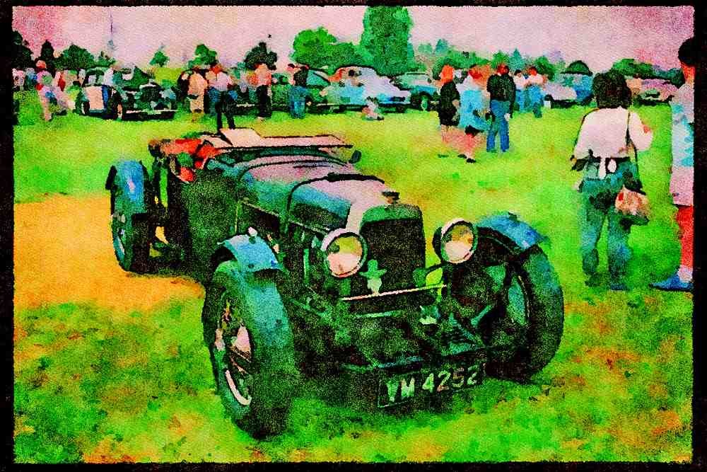 447004 1928 Aston Martin LM2 (Le Mans) A4 Limited Edition Watercolour Print