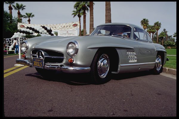 447010 1955 Mercedes Benz 300SL, Gullwing Coupe A4 Photo Print