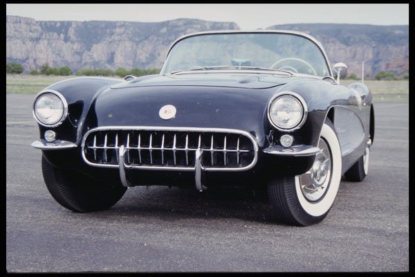 447011 1957 Corvette Roadster A4 Photo Print