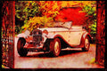 447018 1932 Delage D8SS A4 Limited Edition Watercolour Print