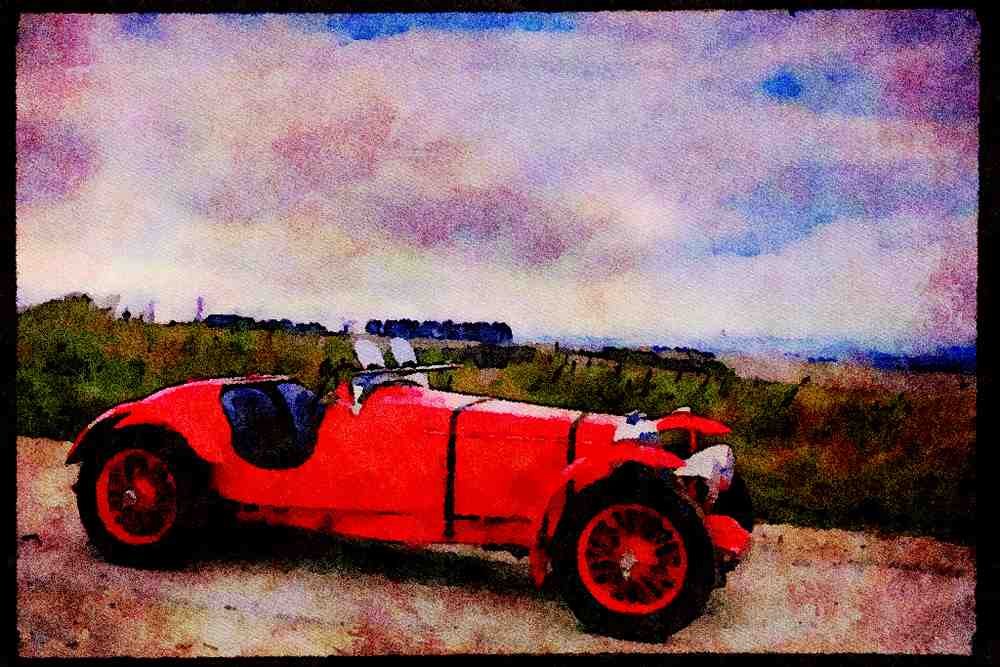 447024 1930's Squire A4 Limited Edition Watercolour Print