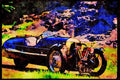 447027 1932 Morgan Three wheeler A4 Limited Edition Watercolour Print