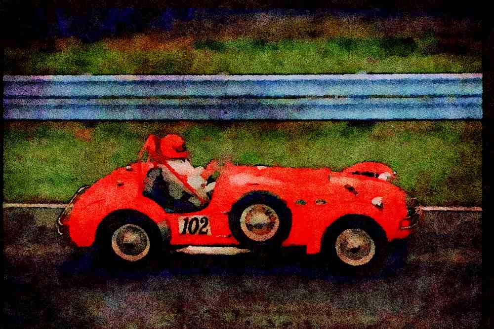 447043 1950 Allard Chrysler A4 Limited Edition Watercolour Print