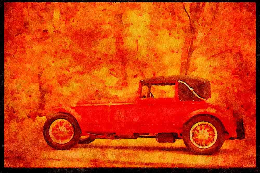 447045 1930 Alfa Romeo A4 Limited Edition Watercolour Print