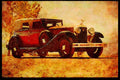 447049 1930 Isotta Fraschini A4 Limited Edition Watercolour Print