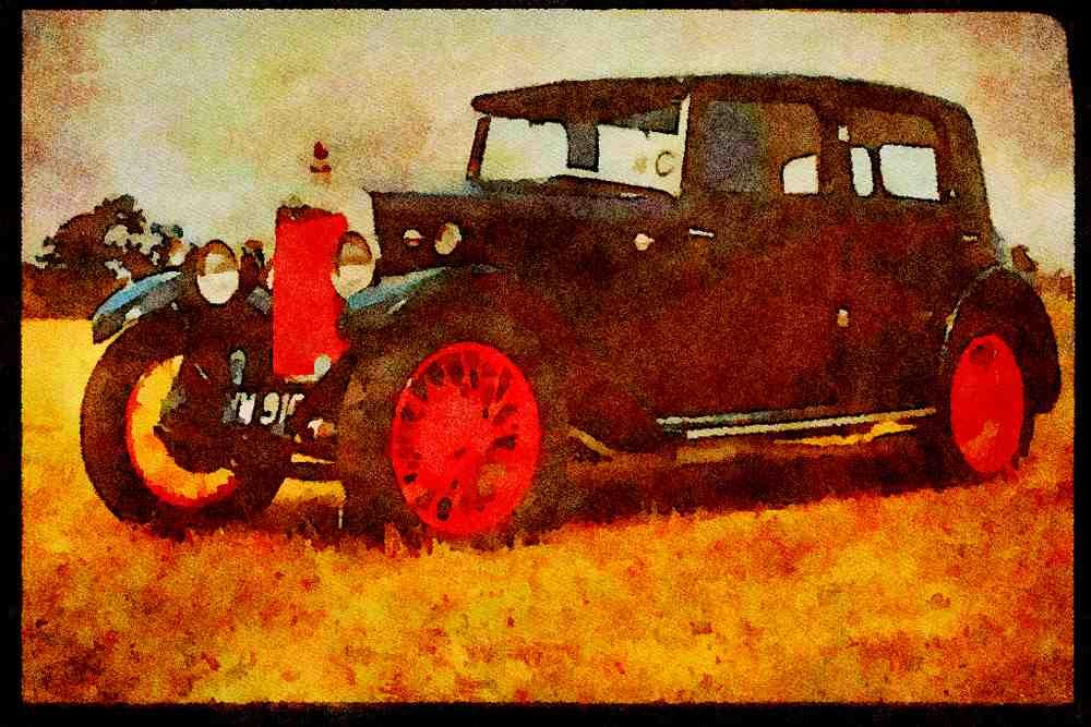 447050 1930 Riley A4 Limited Edition Watercolour Print