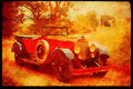 447061 1926 Mercedes A4 Limited Edition Watercolour Print