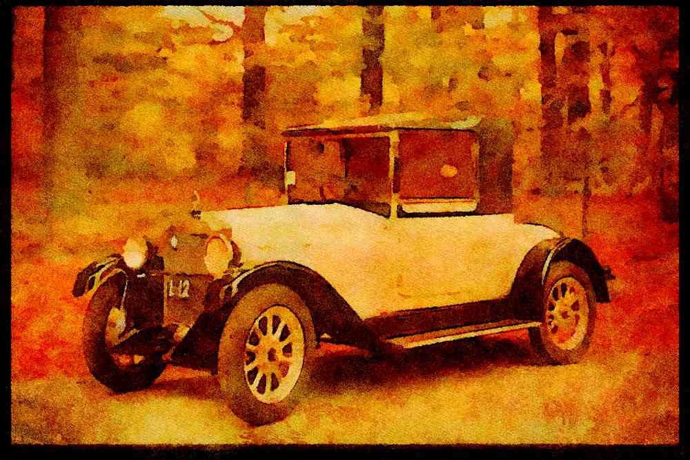 447062 1926 Fiat A4 Limited Edition Watercolour Print