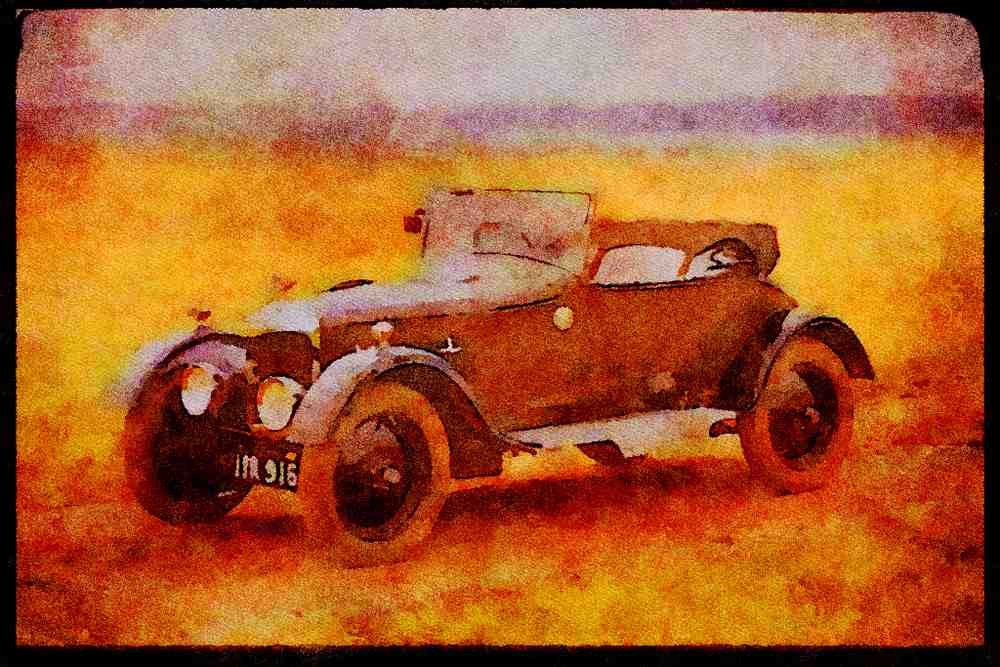 447065 1926 A.C. A4 Limited Edition Watercolour Print