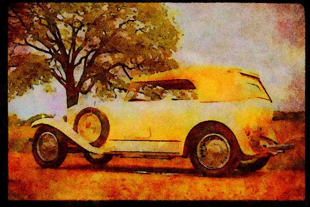 447067 1925 Rolls Royce A4 Limited Edition Watercolour Print
