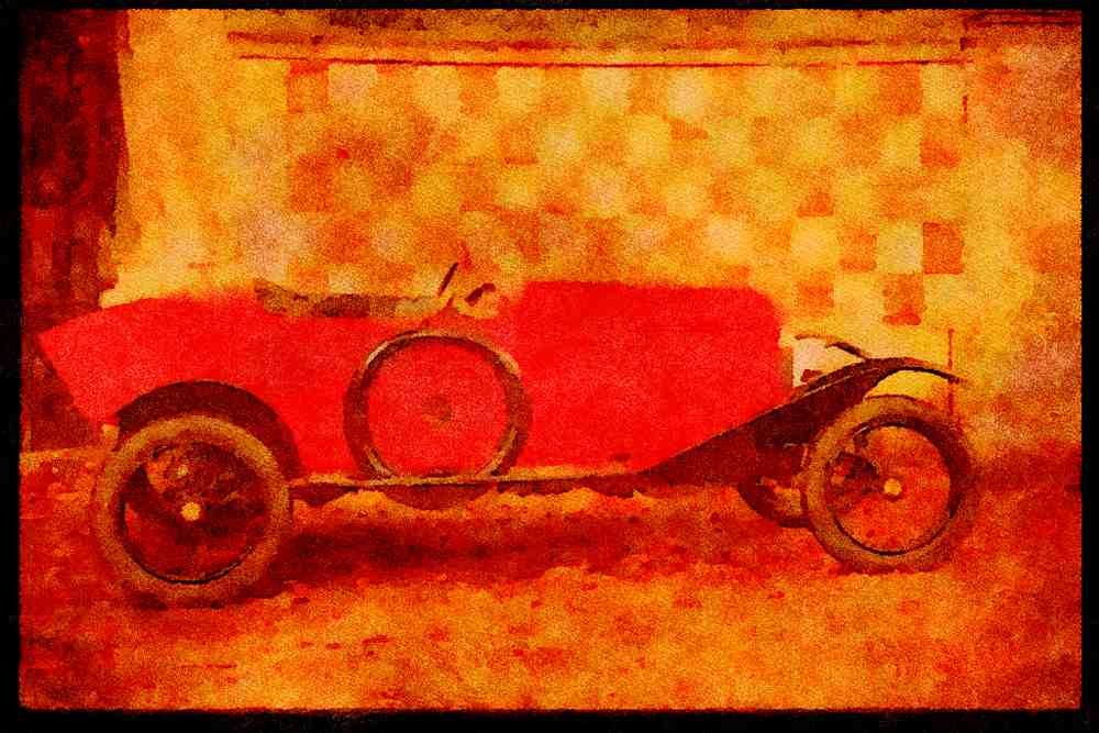 447071 1925 Bignan A4 Limited Edition Watercolour Print