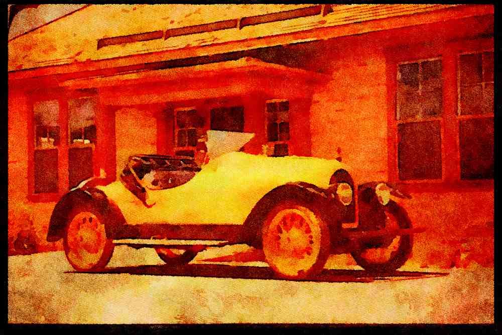 447072 1919 Kissel A4 Limited Edition Watercolour Print
