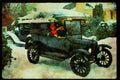447091 1920 Model T Ford A4 Limited Edition Watercolour Print