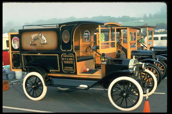 447092 1913 Model T Ford Pie Wagon A4 Photo Print
