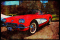 447096 Corvette A4 Limited Edition Watercolour Print