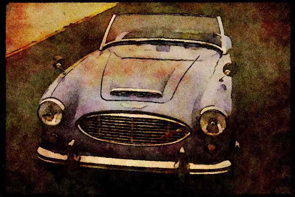 447097 1965 MGB A4 Limited Edition Watercolour Print