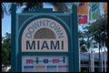 448024 Sign, Downtown Miami A4 Photo Print