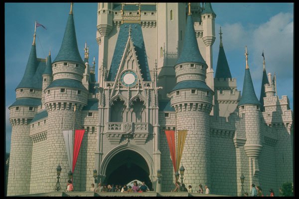 448036 Enchanted Castle, Disney World A4 Photo Print