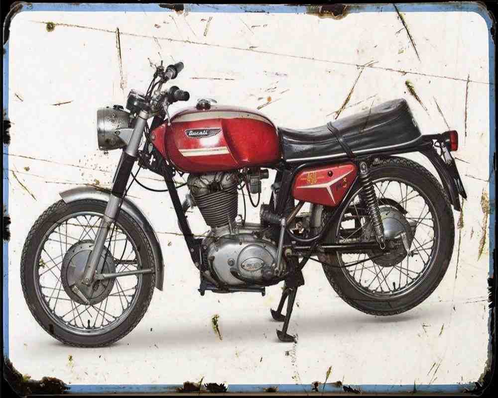450 Mark 3 69 1 A4 Photo Print Motorbike Vintage Aged