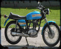 450 Mkiii A4 Photo Print Motorbike Vintage Aged