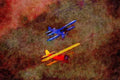 450002 Brunner Winkle, Bird Biplane (foreground) A4 Limited Edition Watercolour Print