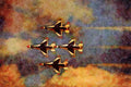 450008 General Dynamics, F 16 Thunderbirds, Reno, Nevada A4 Limited Edition Watercolour Print