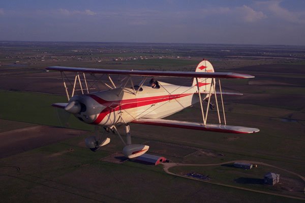 450027 Great Lakes, Sport Trainer, 1975, Justin, Texas A4 Photo Print