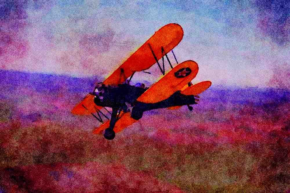 450029 Waco, UPF 7, 1941, Justin, Texas A4 Limited Edition Watercolour Print