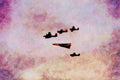 450040 Missing Man Fighter Formation, Oshkosh, Wisconsin A4 Limited Edition Watercolour Print