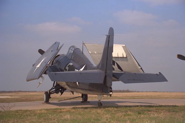 450041 Grumman, F4S Wildcat, World War II, Breckenridge, Texas A4 Photo Print