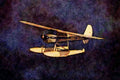 450042 Luscombe, 8a On Floats, 1947, Clear Lake, California A4 Limited Edition Watercolour Print