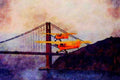 450048 Piper, J 3 Cub (foreground), Aeronca, L 3 (background) A4 Limited Edition Watercolour Print