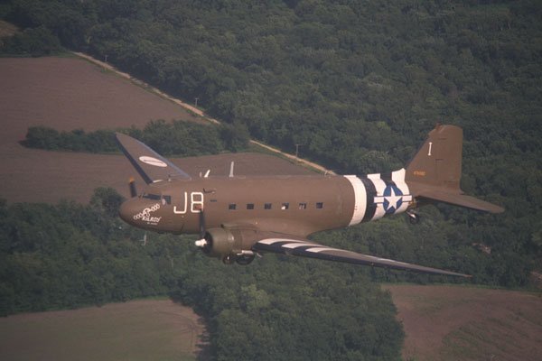 450061 Douglas, C 47, World WarII, Chanute, Kansas A4 Photo Print
