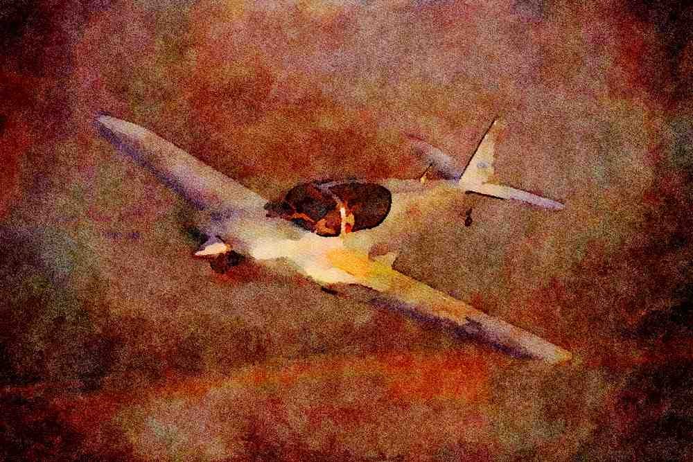 450063 Globe, Swift, 1948, Dos Palos, California A4 Limited Edition Watercolour Print