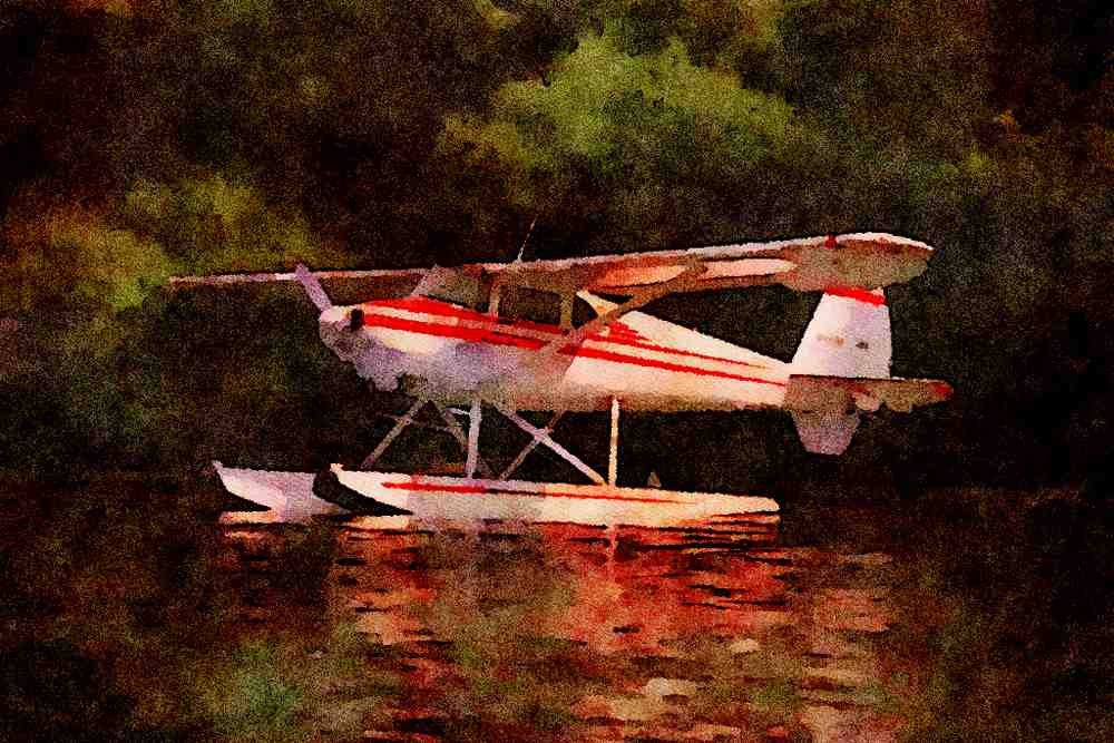 450069 Luscombe, 8, 1946, Oshkosh, Wisconsin A4 Limited Edition Watercolour Print